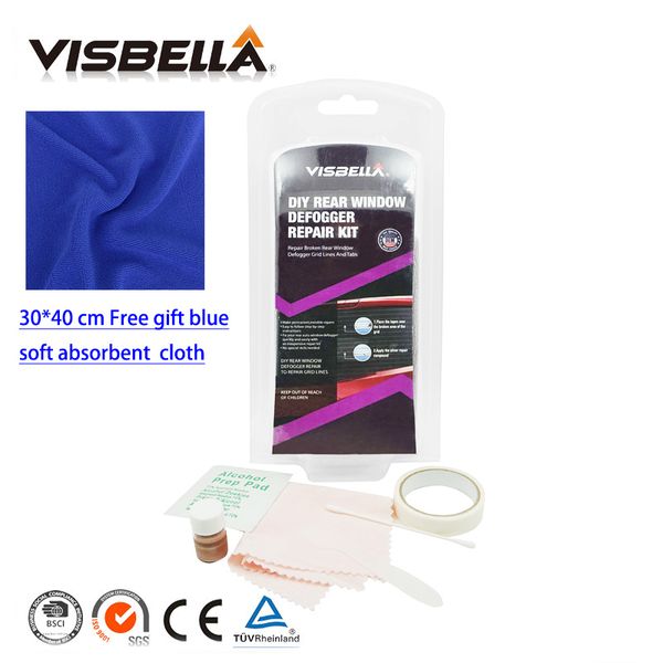 visbella diy rear window defogger repair kit repair the mist line of auto rear window glass fix broken grid lines with cloth
visbella diy rear window defogger repair kit repair the mist line of auto rear window glass fix broken grid lines with cloth