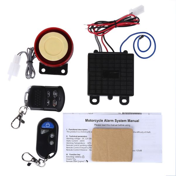 scooter car security alarm system remote control 12v anti-theft bike motorcycle
scooter car security alarm system remote control 12v anti-theft bike motorcycle