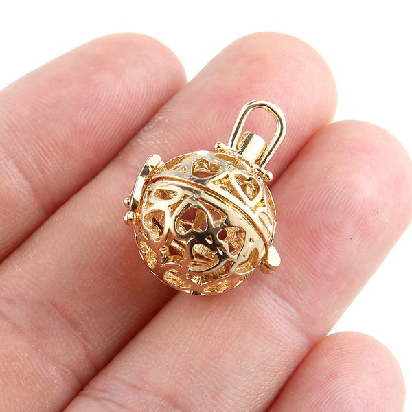 geometric heart hollow ball aromatherapy essential oil necklace pendant openable emitter pendant s581, Silver
geometric heart hollow ball aromatherapy essential oil necklace pendant openable emitter pendant s581, Silver