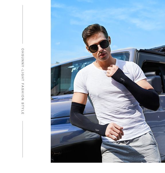ice silk sleeve sunscreen sleeve summer men' and women' gloves outdoor riding military training driving arm sleeve, Blue;gray
ice silk sleeve sunscreen sleeve summer men' and women' gloves outdoor riding military training driving arm sleeve, Blue;gray