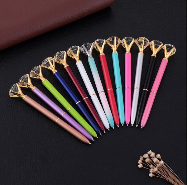 big gem ballpoint pen luxury crystal rose gold diamond ballpoint pens for school writing tools stationery office supplies gift pen dhl, Blue;orange
big gem ballpoint pen luxury crystal rose gold diamond ballpoint pens for school writing tools stationery office supplies gift pen dhl, Blue;orange