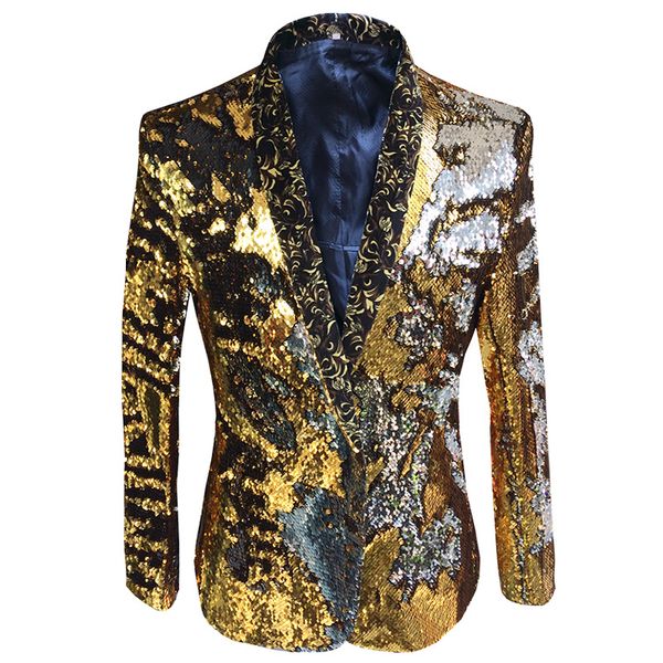 punk style color sequin male nightclub singer performance costumes unique men's personalized blazer jacket plus size man suits, White;black
punk style color sequin male nightclub singer performance costumes unique men's personalized blazer jacket plus size man suits, White;black