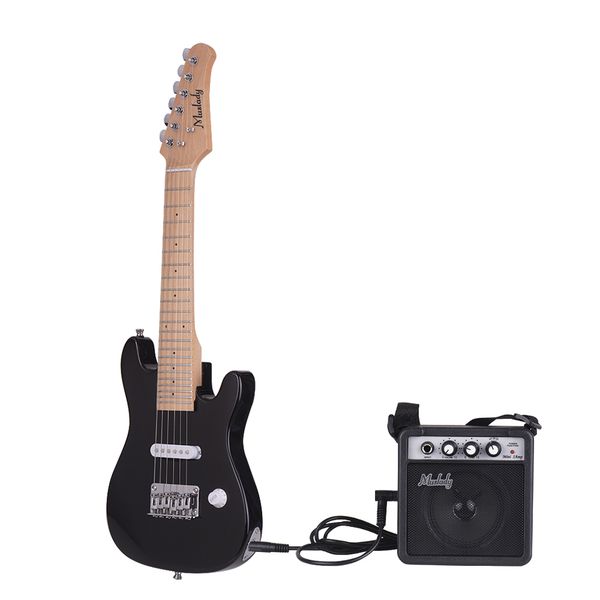 muslady 28 inch kids children electric guitar kit maple neck paulownia body with mini amplifier guitar bag strap pick string
muslady 28 inch kids children electric guitar kit maple neck paulownia body with mini amplifier guitar bag strap pick string