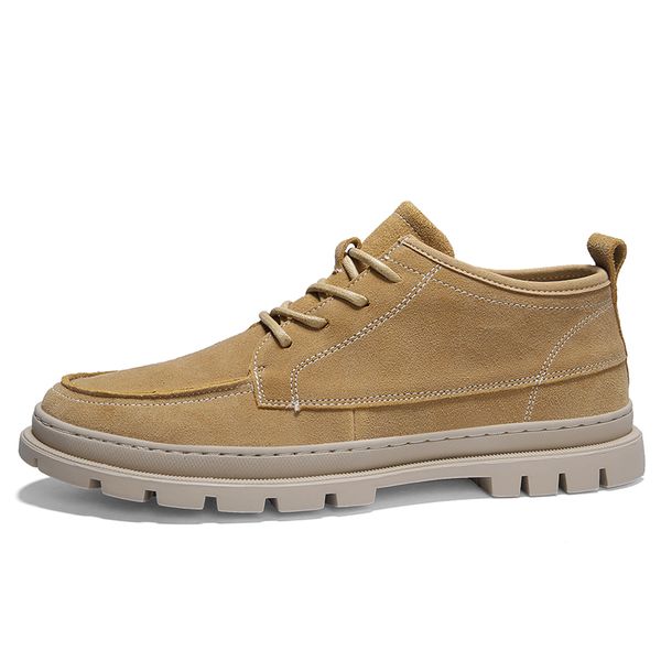 men casual leather shoes work safety shoes winter waterproof ankle boats wild tide business flats %f-19103, Black
men casual leather shoes work safety shoes winter waterproof ankle boats wild tide business flats %f-19103, Black