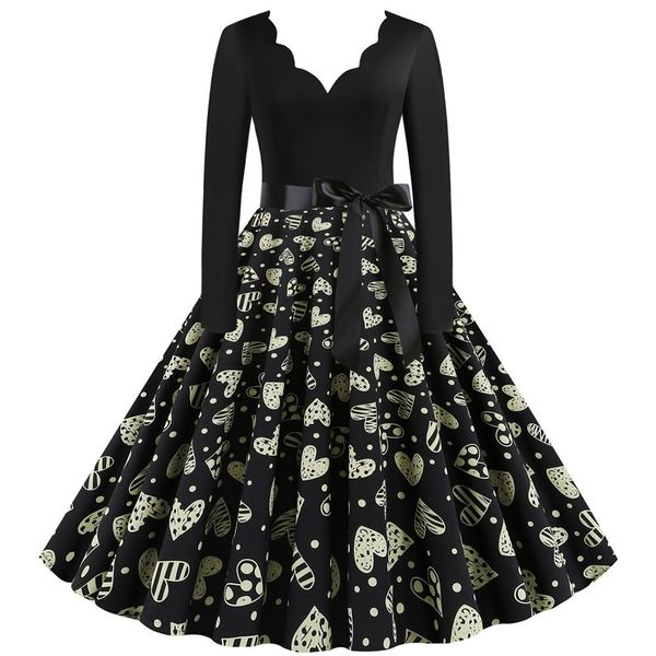 сердце печати женщины платье rockabilly vintage платье весна день святого валентина подарка 50s 60s ретро линия плюс размер платья рождество, Black;gray
сердце печати женщины платье rockabilly vintage платье весна день святого валентина подарка 50s 60s ретро линия плюс размер платья рождество, Black;gray