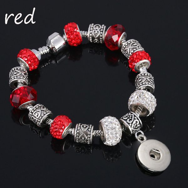 fashion strand crystal bead glass link bracelet 092 18mm snap button charm bangle jewelry for women teenagers gift 20cm, Golden;silver
fashion strand crystal bead glass link bracelet 092 18mm snap button charm bangle jewelry for women teenagers gift 20cm, Golden;silver