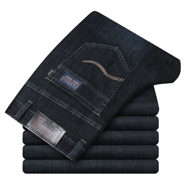 men's quality classic jeans denim overalls pants comfortable man full length bouncy pants high waist outdoor retro large size, Blue
men's quality classic jeans denim overalls pants comfortable man full length bouncy pants high waist outdoor retro large size, Blue