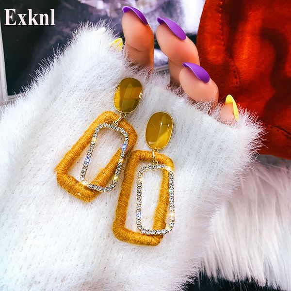 exknl elegant vintage crystal women drop earrings long party fur ethnic dangle earrings for women wedding jewelry 2020, Silver
exknl elegant vintage crystal women drop earrings long party fur ethnic dangle earrings for women wedding jewelry 2020, Silver