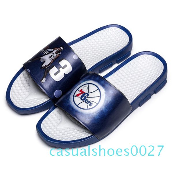 sports star printing slippers brand men summer rubber sandals beach slide fashion scuffs slippers indoor shoes c27, Black
sports star printing slippers brand men summer rubber sandals beach slide fashion scuffs slippers indoor shoes c27, Black