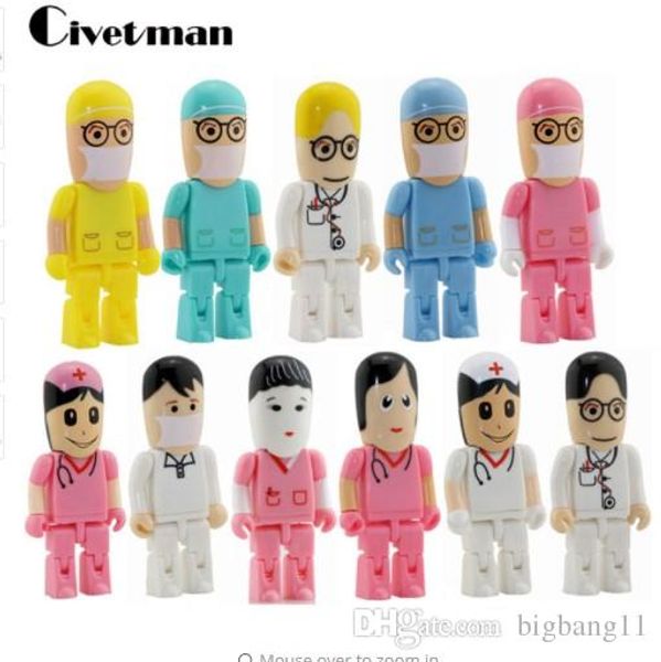 promotion cartoon pen drive robot doctor nurse model usb 2.0 flash memory stick 4gb 8gb 16gb 32gb 64gb dentist usb flash drives thumbdrive
promotion cartoon pen drive robot doctor nurse model usb 2.0 flash memory stick 4gb 8gb 16gb 32gb 64gb dentist usb flash drives thumbdrive