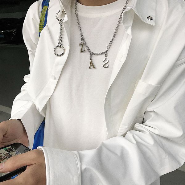 silver letter necklaces mens many letter pendant stainless steel simple chains necklace hip hop 2019 fashion jewelry on the neck
silver letter necklaces mens many letter pendant stainless steel simple chains necklace hip hop 2019 fashion jewelry on the neck