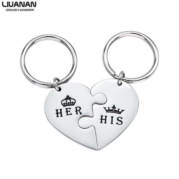 couple key chain ring set broken heart keychains gift for husband wife boyfriend girlfriend-her one his only crown love infinity, Slivery;golden
couple key chain ring set broken heart keychains gift for husband wife boyfriend girlfriend-her one his only crown love infinity, Slivery;golden