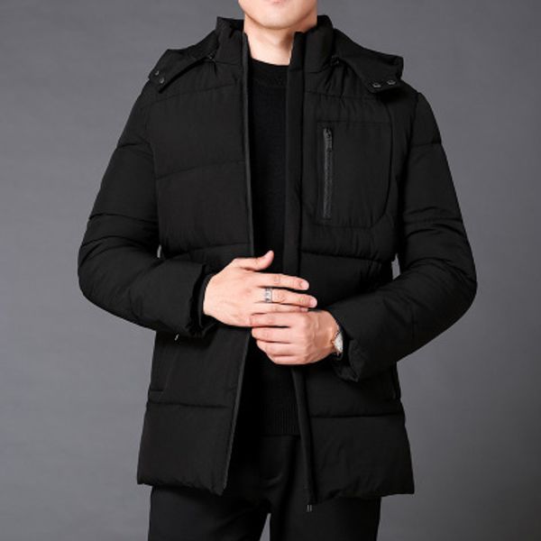 2019 warm men warm winter jacket black windproof casual outerwear thick medium long coat men hiking jacket, Blue;black
2019 warm men warm winter jacket black windproof casual outerwear thick medium long coat men hiking jacket, Blue;black