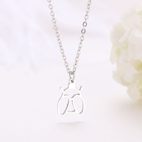 jewelry gift genuine stainless steel necklace for women ladybug animal gold and silver color choker pendant necklace engagement jewelry
jewelry gift genuine stainless steel necklace for women ladybug animal gold and silver color choker pendant necklace engagement jewelry