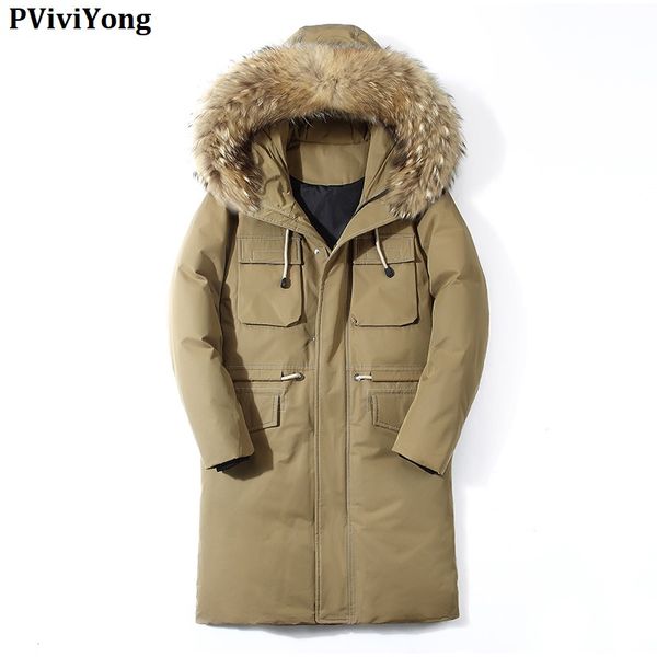 pviviyong 2019 korea winter 90% white duck down jacket hooded fur collar long thicked coat men plus-size m-3xl 928, Black
pviviyong 2019 korea winter 90% white duck down jacket hooded fur collar long thicked coat men plus-size m-3xl 928, Black