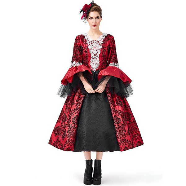 ladies medieval noble countess costume halloween bloody vampire masquerade cosplay fantasia fancy dress for women, Silver
ladies medieval noble countess costume halloween bloody vampire masquerade cosplay fantasia fancy dress for women, Silver