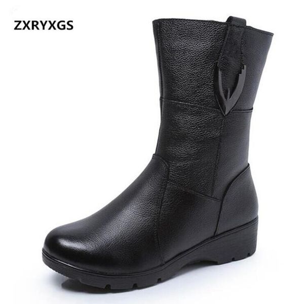 zxryxgs boots autumn winter women boots snow 2018 selling fashion shoes woman genuine leather flat shoes, Black
zxryxgs boots autumn winter women boots snow 2018 selling fashion shoes woman genuine leather flat shoes, Black