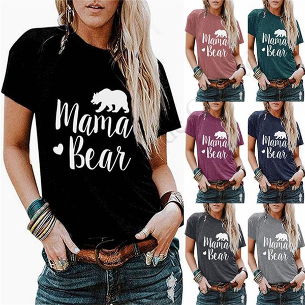 mama bear t shirt women pullover tees clothes summer short sleeve t-shirt female o neck tshirt casual short shirt s-2xl e1903, White
mama bear t shirt women pullover tees clothes summer short sleeve t-shirt female o neck tshirt casual short shirt s-2xl e1903, White