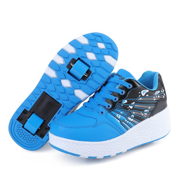 eur 32-43 pink children junior roller skate shoes kids sneakers with two heelys boys girls wheels shoes casual boys shoes, Black
eur 32-43 pink children junior roller skate shoes kids sneakers with two heelys boys girls wheels shoes casual boys shoes, Black