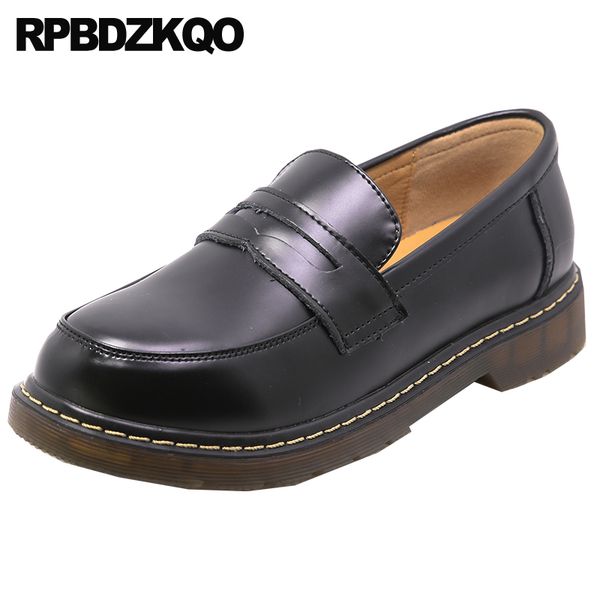 china 2019 women black retro vintage loafers flats japanese fashion wide fit shoes ladies designer 5 slip on round toe chinese
china 2019 women black retro vintage loafers flats japanese fashion wide fit shoes ladies designer 5 slip on round toe chinese
