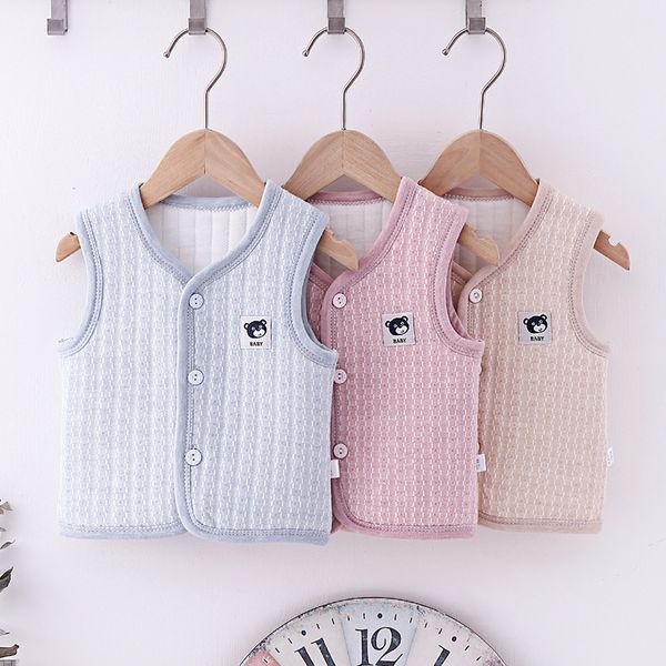 2020 spring autumn simple casual cotton single breasted cardigan waistcoats new solid carton bear baby vest for kids girls boy, Blue
2020 spring autumn simple casual cotton single breasted cardigan waistcoats new solid carton bear baby vest for kids girls boy, Blue