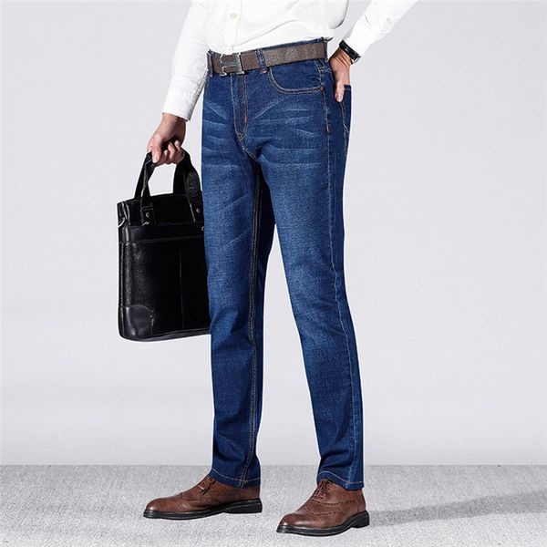 28-40 large size men's business casual stretched jeans 2019 new spring autumn blue black cotton elastic solid color pants,r1109
28-40 large size men's business casual stretched jeans 2019 new spring autumn blue black cotton elastic solid color pants,r1109