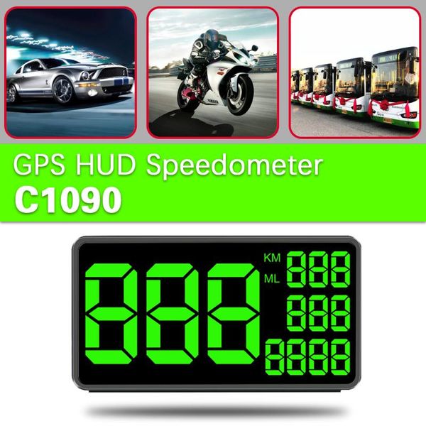 car gps hud speedometer c1090 compatible with all cars & trucks use gps signal guided calculation over-speed alarm
car gps hud speedometer c1090 compatible with all cars & trucks use gps signal guided calculation over-speed alarm