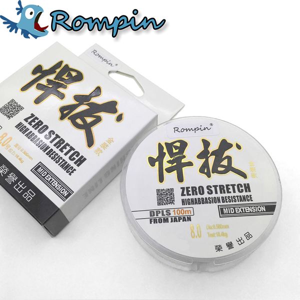 rompin fishing line brand super strong 100m 100% nylon transparent not fluorocarbon fishing line tackle
rompin fishing line brand super strong 100m 100% nylon transparent not fluorocarbon fishing line tackle