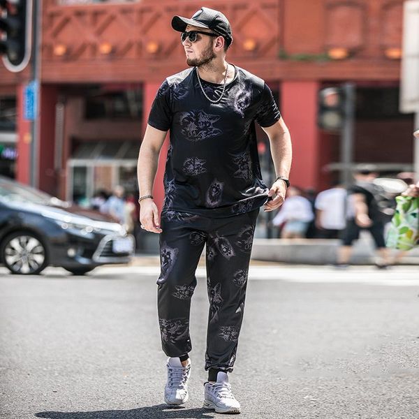 whosale fashion designer men's tracksuits sets for summer men's t shirts and long pants with hip hop style tracksuits sets size, Gray
whosale fashion designer men's tracksuits sets for summer men's t shirts and long pants with hip hop style tracksuits sets size, Gray