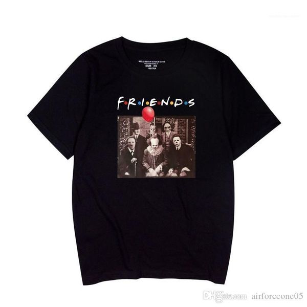 designer printed mens summer casual punk style fashion shorts sleeve chapter friends mens t shirts, White;black
designer printed mens summer casual punk style fashion shorts sleeve chapter friends mens t shirts, White;black