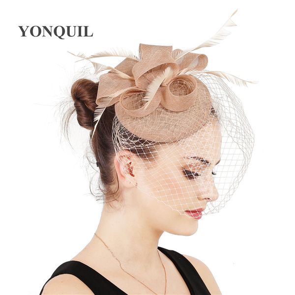champagne hair fascinator hat hair clip mesg headwear women elegant ladies show headpiece fashion lady party accessories
champagne hair fascinator hat hair clip mesg headwear women elegant ladies show headpiece fashion lady party accessories