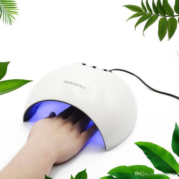 Rohwxy 24W Dual UV LED Nail Lamp Nail Dryer Auto Sensing Manicure Tools Gel Polish Curing Light With 60s/90s/120S Timer Setting
Rohwxy 24W Dual UV LED Nail Lamp Nail Dryer Auto Sensing Manicure Tools Gel Polish Curing Light With 60s/90s/120S Timer Setting