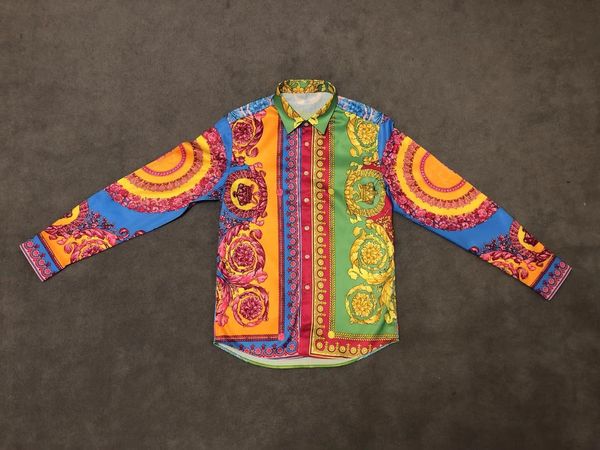 2019 new fashion mens long sleeve regular shirt luxury flower youth shirts slim fit mens designer autumn social masculina shirts size -2xl, White;black
2019 new fashion mens long sleeve regular shirt luxury flower youth shirts slim fit mens designer autumn social masculina shirts size -2xl, White;black