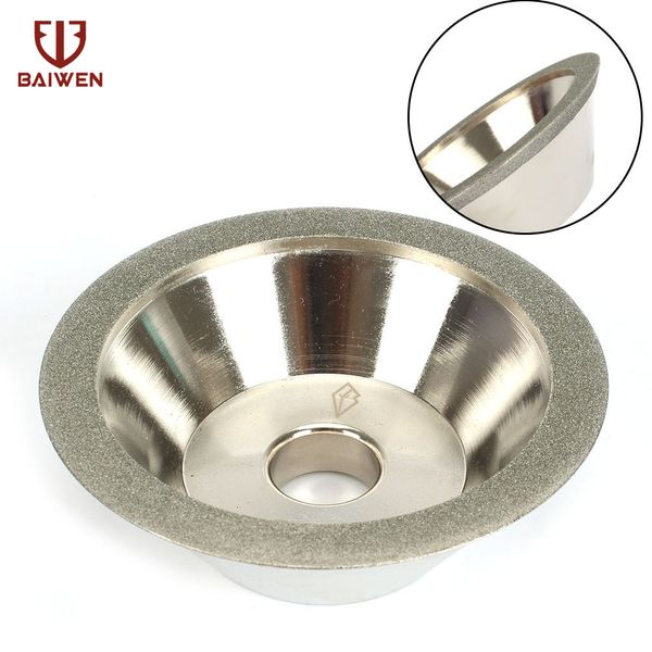 100mm/125mm diamond grinding wheel cup grinder cutter grinding disc for tungsten steel milling cutter tool sharpener tool
100mm/125mm diamond grinding wheel cup grinder cutter grinding disc for tungsten steel milling cutter tool sharpener tool