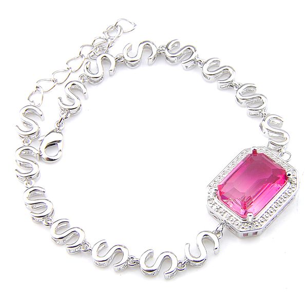 luckyshine friend gifts 925 silver chain rectangle bi colored tourmaline gems for women charm bracelets b1122, Golden;silver
luckyshine friend gifts 925 silver chain rectangle bi colored tourmaline gems for women charm bracelets b1122, Golden;silver