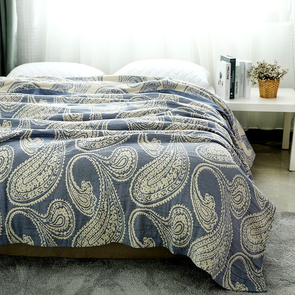 junwell 100% cotton muslin summer blanket bed cover sofa travel breathable chic paisley thread large soft throw blanket
junwell 100% cotton muslin summer blanket bed cover sofa travel breathable chic paisley thread large soft throw blanket