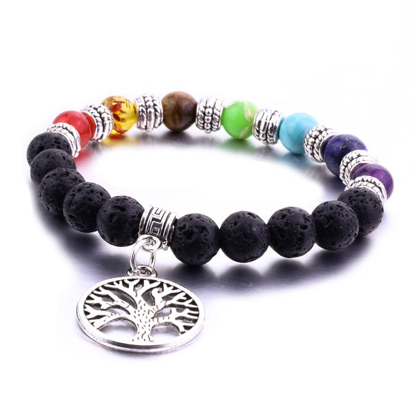 fashion 8mm black volcano lava stone 7 chakras tree of life bracelet diy aromatherapy essential oil diffuser bracelet
fashion 8mm black volcano lava stone 7 chakras tree of life bracelet diy aromatherapy essential oil diffuser bracelet
