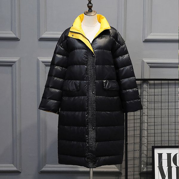 ftlzz new 90% ultra light white duck down jacket women winter long thin coat female windproof zipper down coat, Black
ftlzz new 90% ultra light white duck down jacket women winter long thin coat female windproof zipper down coat, Black