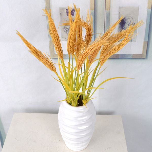 5pcs yellow color artificial flowers plastic wheat ear fake flower bouquet wheat grain for home garden decorative floristry
5pcs yellow color artificial flowers plastic wheat ear fake flower bouquet wheat grain for home garden decorative floristry