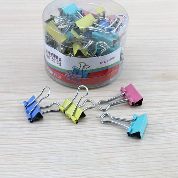 paper clip 40pcs 19mm foldback binding supplies mini colorful binder clips metal office stationery random color document clips
paper clip 40pcs 19mm foldback binding supplies mini colorful binder clips metal office stationery random color document clips