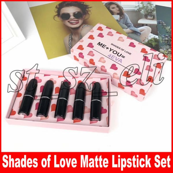 m makeup 5pcs set matte lipstick shades of love natural long lasting love lips set
m makeup 5pcs set matte lipstick shades of love natural long lasting love lips set
