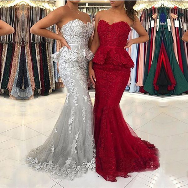 burgundy 2020 prom dresses mermaid sweetheart lace long prom gown evening party dresses robe de soiree bridesmaid dresses, Black
burgundy 2020 prom dresses mermaid sweetheart lace long prom gown evening party dresses robe de soiree bridesmaid dresses, Black