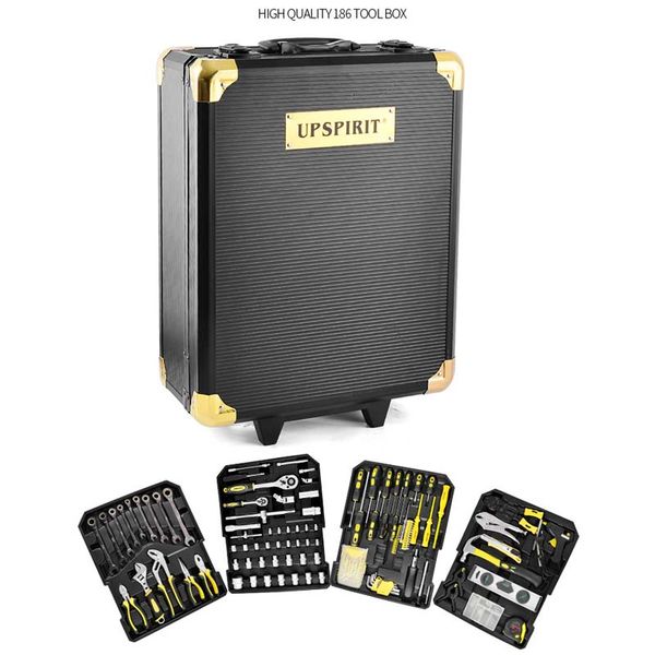 dw 186-piece tool set household manual hardware tool combination aluminum alloy manual toolbox power tools kit
dw 186-piece tool set household manual hardware tool combination aluminum alloy manual toolbox power tools kit