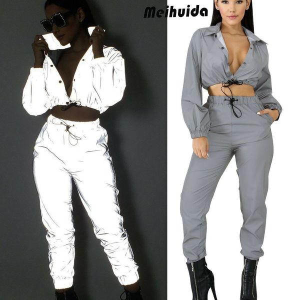 2019 ladies casual club 2 styles women spring casual reflective zipper long sleeve pants sets, White
2019 ladies casual club 2 styles women spring casual reflective zipper long sleeve pants sets, White