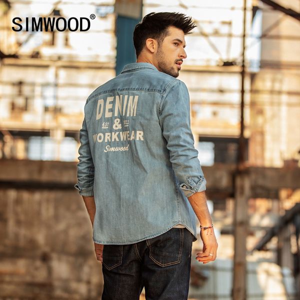 simwood 2019 print denim shirts men fashion brand long sleeve men shirts casual denim shirt male plus size chemise homme 190075, White;black
simwood 2019 print denim shirts men fashion brand long sleeve men shirts casual denim shirt male plus size chemise homme 190075, White;black