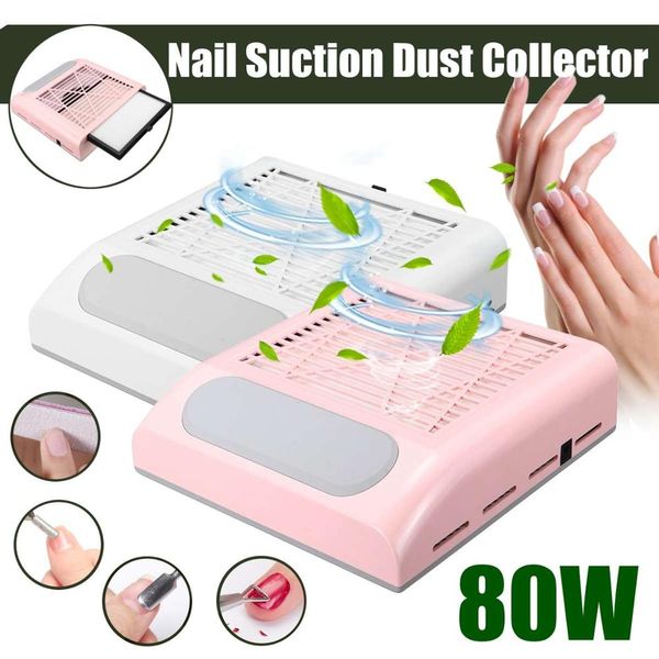 80w new strong power nail dust collector vacuum cleaner manicure art salon suction dust collector machine fan reusable filter, Silver
80w new strong power nail dust collector vacuum cleaner manicure art salon suction dust collector machine fan reusable filter, Silver