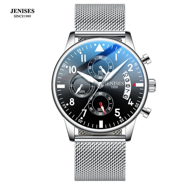 fashion men watches chronograph waterproof steel belt analog auto date quartz watches men business clocks relgoio masculino, Slivery;brown
fashion men watches chronograph waterproof steel belt analog auto date quartz watches men business clocks relgoio masculino, Slivery;brown