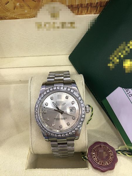 С первоначально день Box 118348 18k белое золото Diamond циферблат Безель автоматику Мужские часы 41мм люкс Мужские наручные часы
С первоначально день Box 118348 18k белое золото Diamond циферблат Безель автоматику Мужские часы 41мм люкс Мужские наручные часы