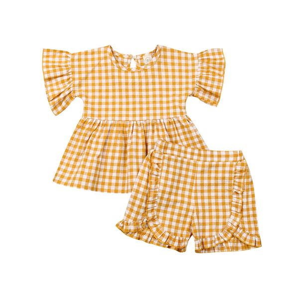 toddler kid baby girl clothes plaid flare sleeve t shirt dress +ruffle shorts pants children clothes summer outfits set 2pcs, White
toddler kid baby girl clothes plaid flare sleeve t shirt dress +ruffle shorts pants children clothes summer outfits set 2pcs, White