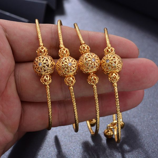 wando 4pcs/lot fashion ethiopian gold color dubai bangles for girls boys baby bead style of african middle east dubai jewelry, Black
wando 4pcs/lot fashion ethiopian gold color dubai bangles for girls boys baby bead style of african middle east dubai jewelry, Black